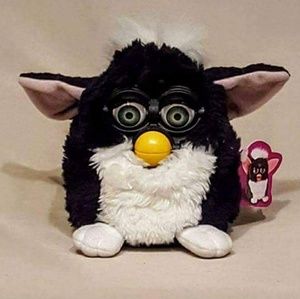 Vintage Black and White Original Talking Furby.